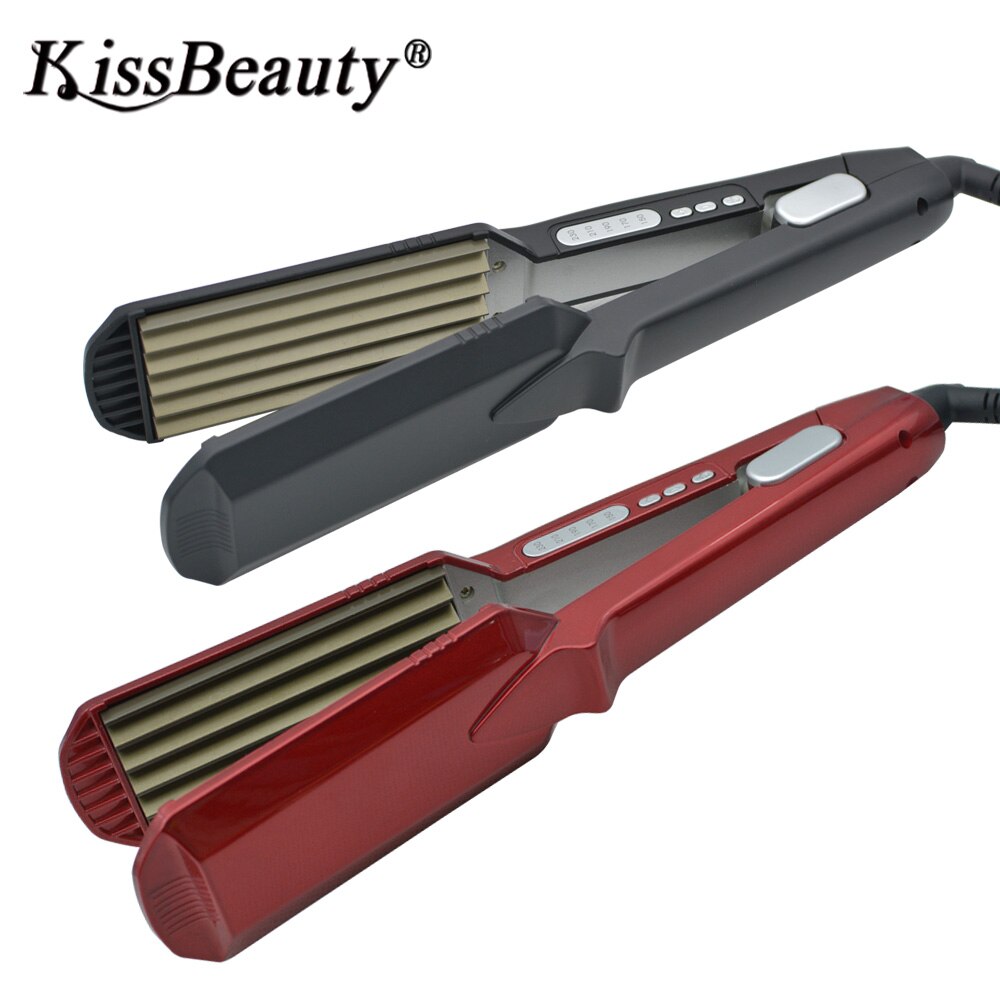 Kissbeauty professioneel gegolfde krultang gegolfde kleine rollen kappersgereedschap