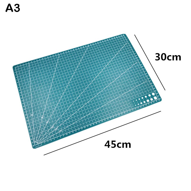 A3 A4 A5 PVC Cutting Mat Workbench Patchwork Cut Pad Sewing Manual DIY Knife Engraving Cutting Board Single Side Underlay: E