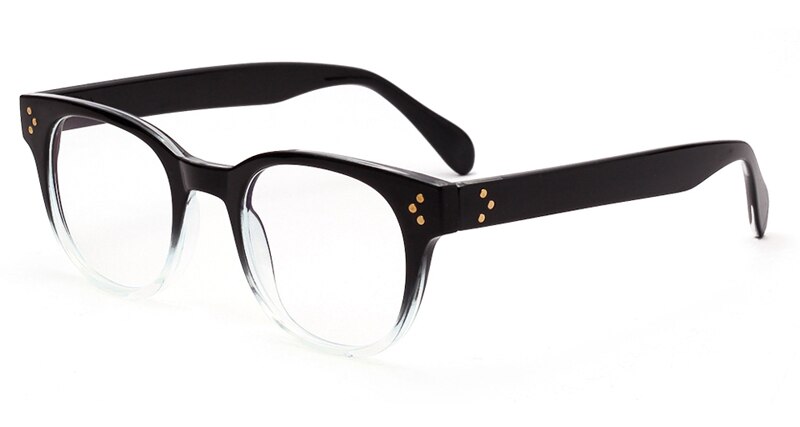 Kachawoo anti blue glasses men square black leopard pattern computer eyeglasses women's frame rivet style ladies birthday: black clear