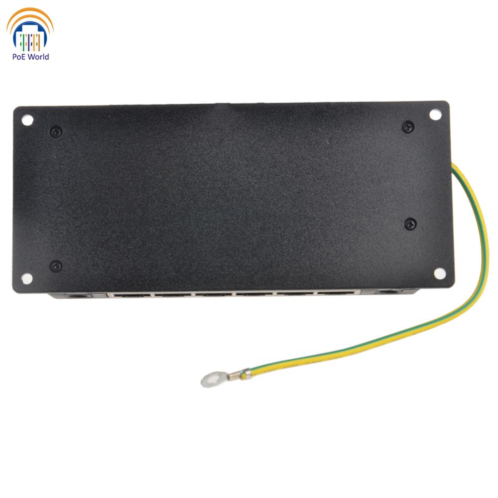 PoE Sets Gigabit POE Injector with 48Volts power supply Power over Ethernet Injector for 6pcs Mikrotik up to 60Watt