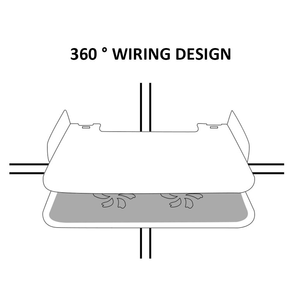 White TV Set Top boxes Bracket Wireless Wifi Router Storage Organizer Container Boxes Wall Mounting Support Rack Shelf Thick