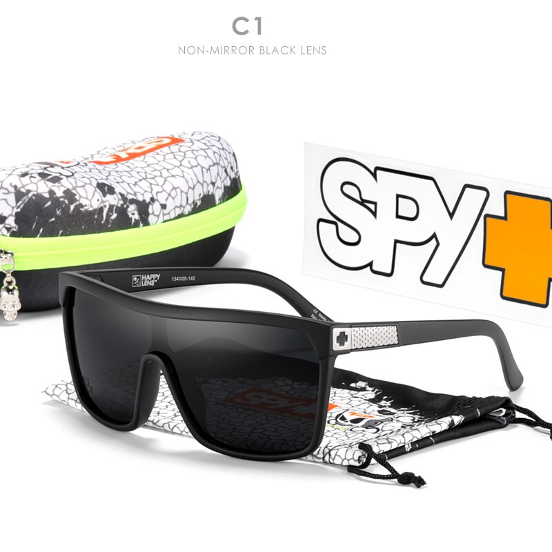 Roer Gepolariseerde Zonnebril Mannen Klassieke Vierkante Unisex Zonnebril Ken Block Met Originele Doos Gelukkig 43 Lense: S103-C1