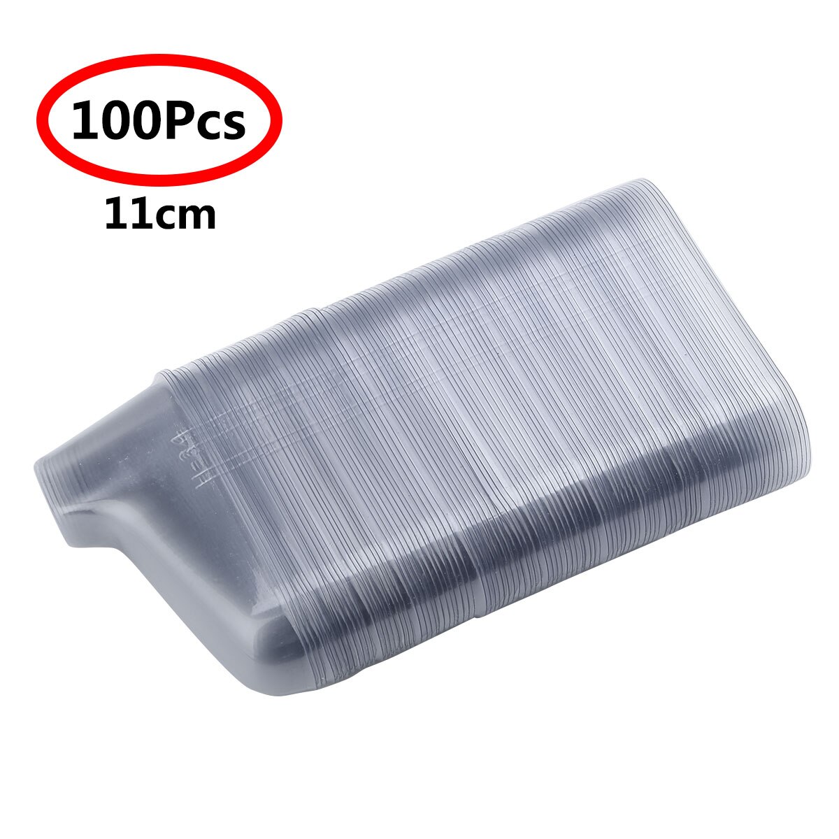 Forme des pieds de bébé 50/100 en plastique | Transparent, chaussons pour tout-petits, chaussettes, chaussures, affichage, Supports, support, modèles à usage domestique: Clear L 100Pcs