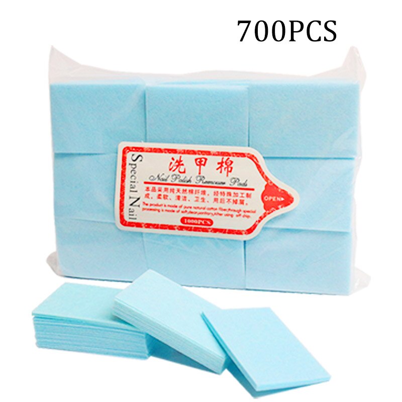 1Pack Lint-Free Wipes Napkins ELSA Manicure Pedicure Gel Tools Nail Wipes Nail Polish Remover Gel Nail Cutton Pads: Blue