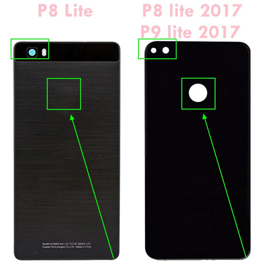 Funda Original para Huawei P8 Lite, carcasa para batería trasera, P9 Lite , P8lite, P8 lite,
