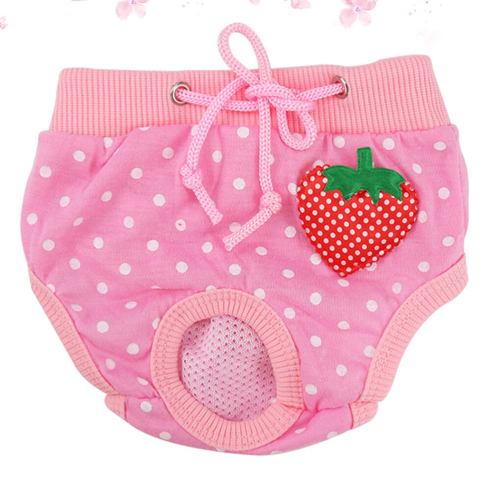 Katoen Pet Veiligheid Broek Comfortabel Hond Menstruatie Broek Sanitaire Fysiologische Broek Voor Kat Hond Pet (Willekeurige Stijl, maat S)