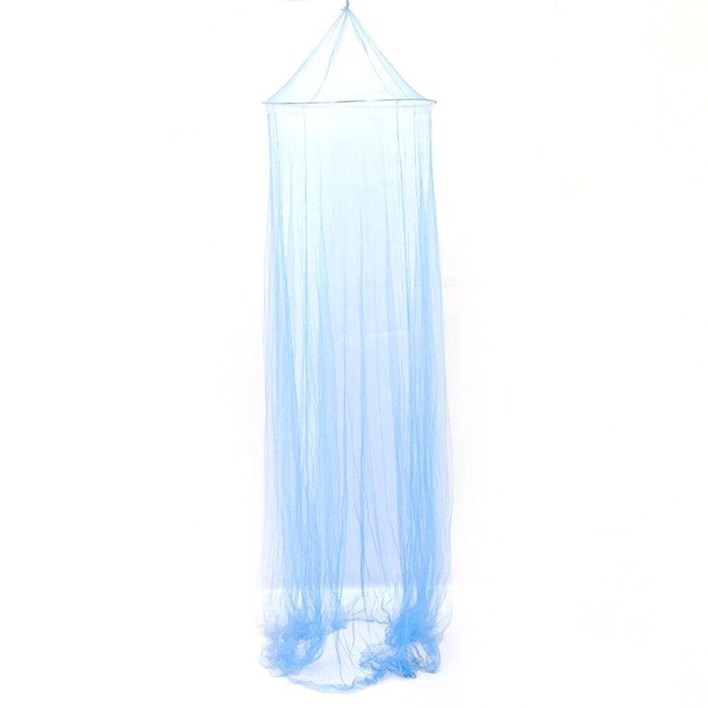 Moustiquaire à suspendre en Polyester pour lit d&#39;enfant, baldaquin de princesse, dôme, tente, protection pour bébé, doublure de lit en Textile domestique: Blue