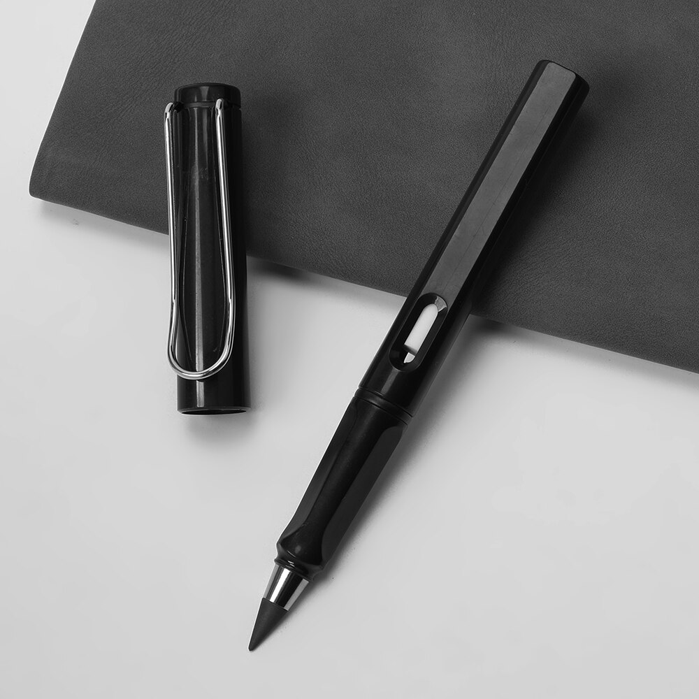 Eternal Pencil Unlimited Writing Drawing Pencils No Ink Pen Magic Stationery for School Painting Art Sketch Supplies Kid: black