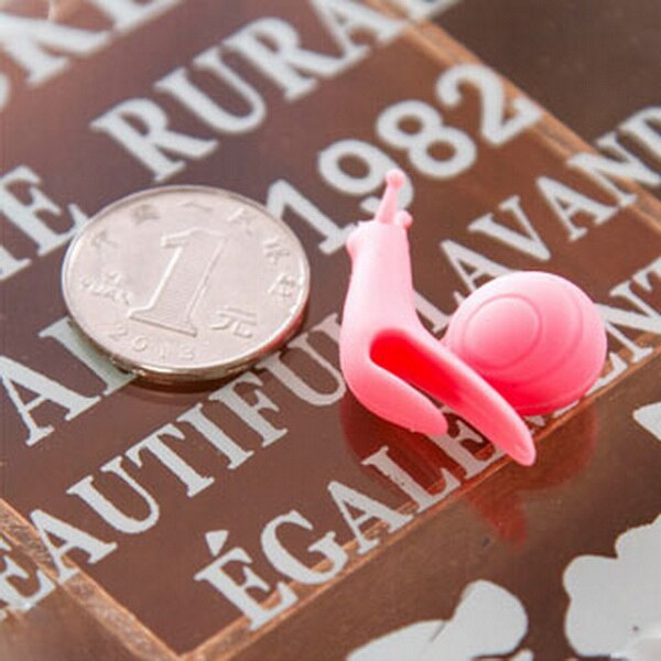 5 PCS Cute Snail Shape Silicone Tea Bag Holder Cup Mug Candy Colors Set