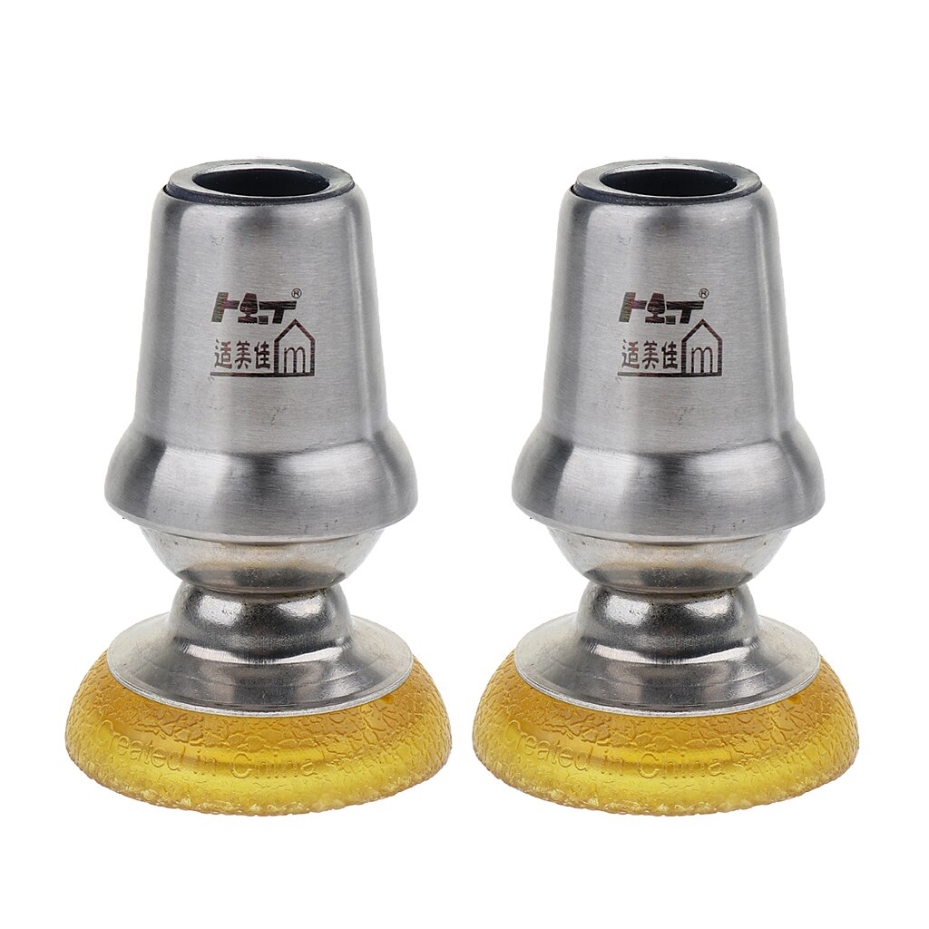 2pcs Stainless Steel Rubber Universal Replacement Tips for Crutch Cane 7/8