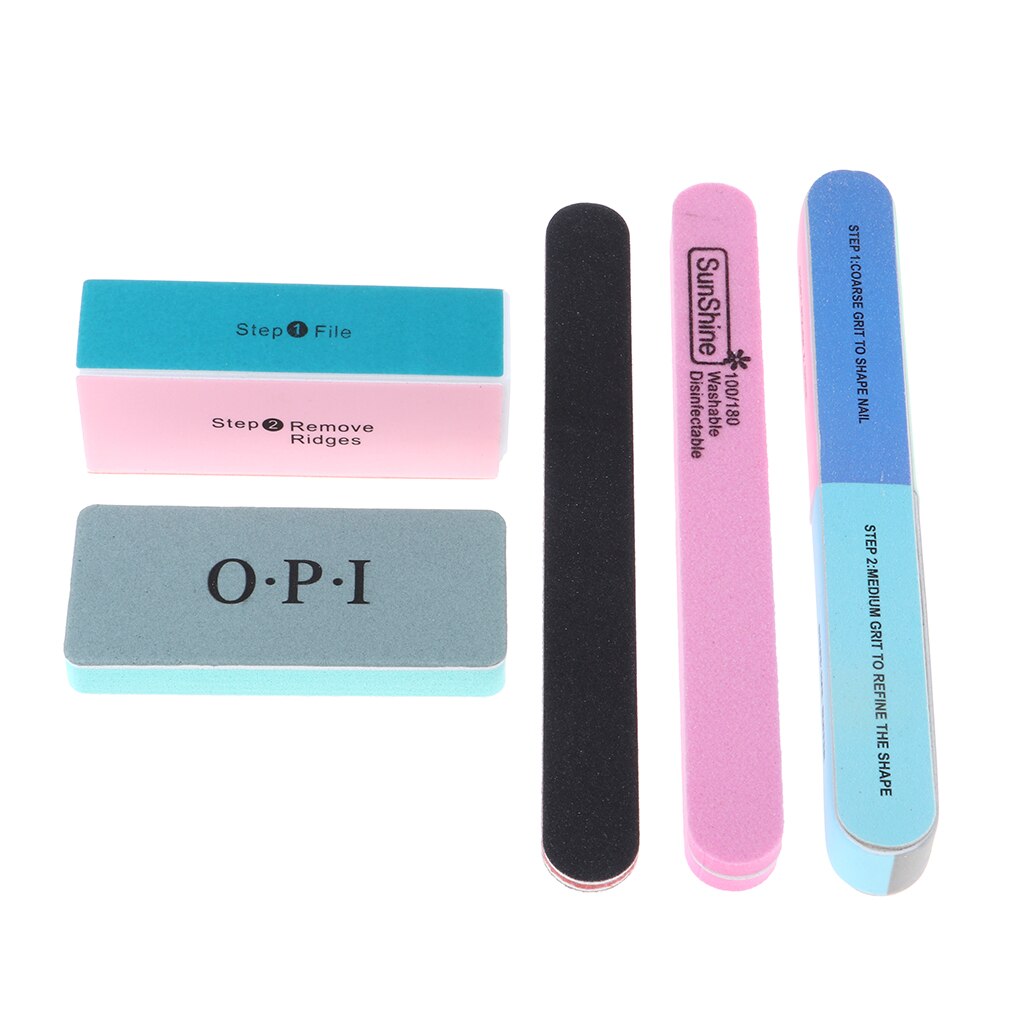 5Pcs DIY Crafts Model Grinding Sanding Burnishing Stick Sand Block Kit