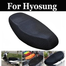 Funda de asiento transpirable de malla impermeable para motocicleta, malla negra M, para patinete Hyosung Gv 125, 250, 650, 1000, Rx450sm Trend Killer