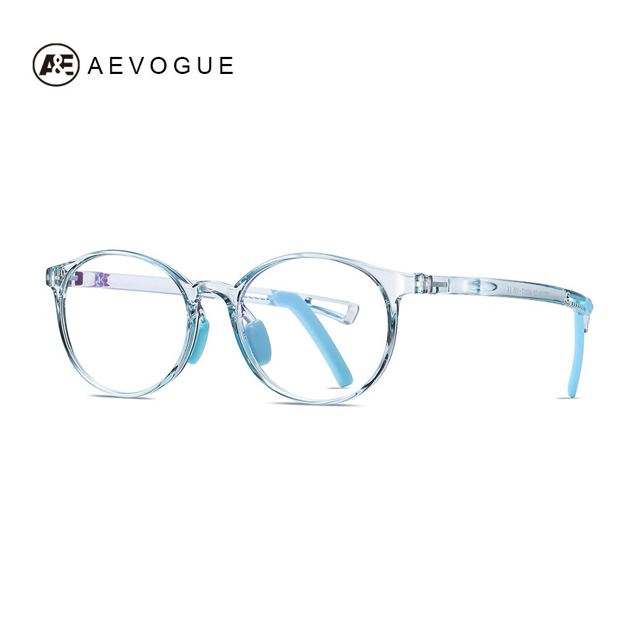 AEVOGUE Child Anti Radiation Optical Frame TR90 Blue Light Blocking Glasses Game Eyeglasses AE0917: NO.5
