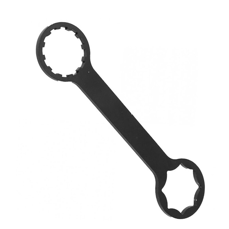 Fiets trapas sleutel trapas gereedschap inkeping installatie gereedschap verwijderaar reparatie voor fiets fiets voorvork verwijderaar