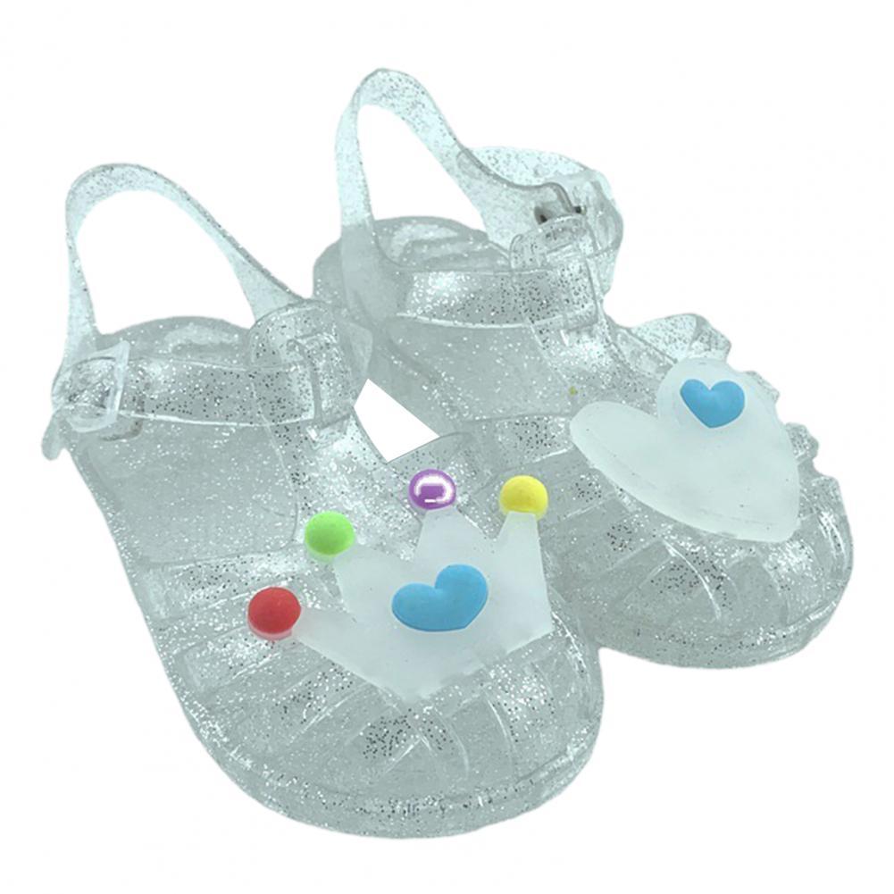 1 Paar modisch Roman Anti-Kratzer Gelee Stil Sommer Kinder Schuhe Pro Kinder Kinder Sandalen gehen Sandalen: Weiß / 27