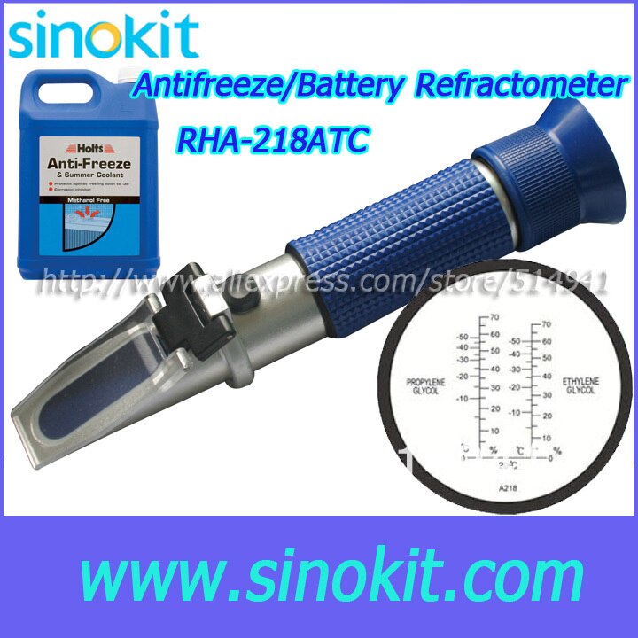 Promotionele Antivries en Batterij Refractometer RHA-218ATC