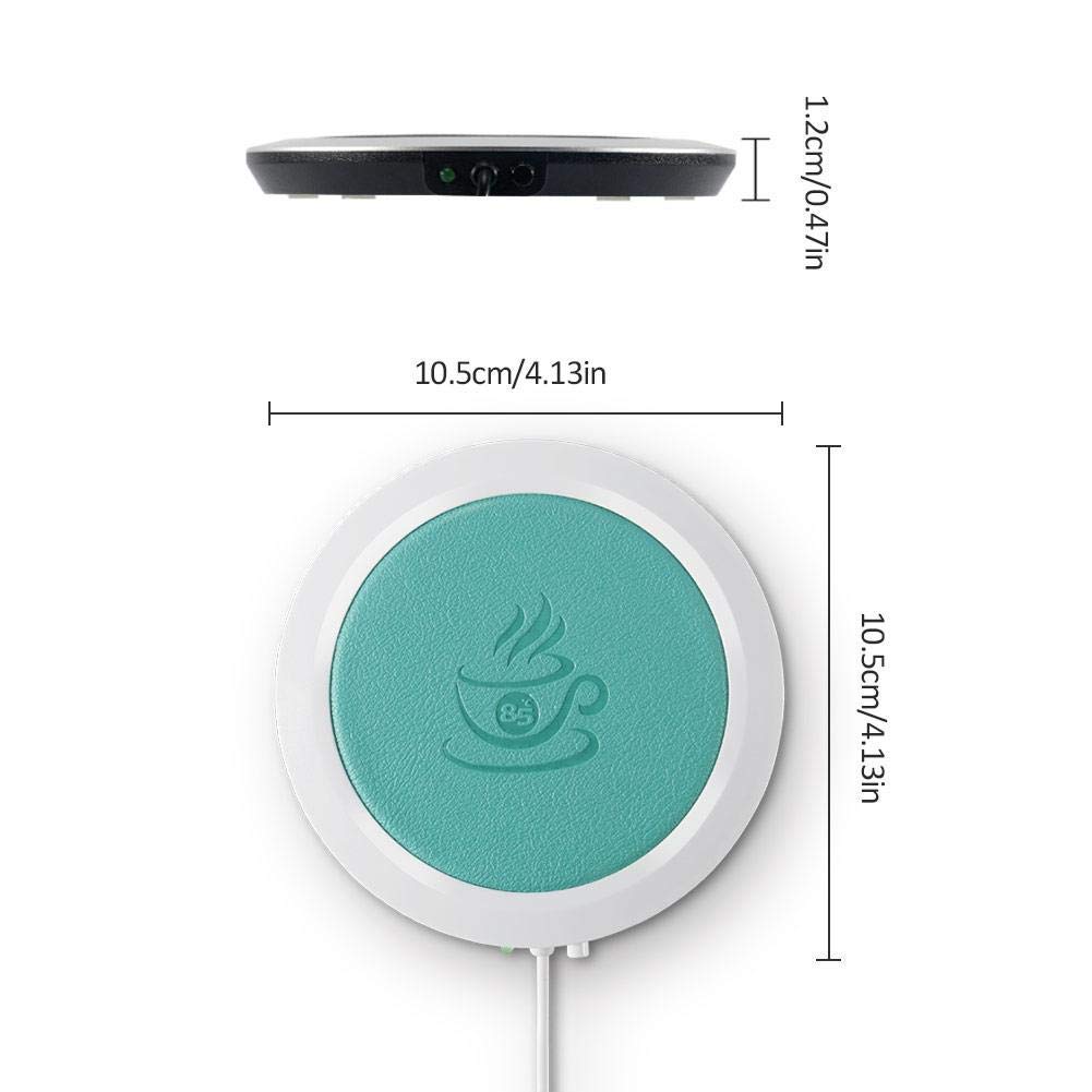 Almohadilla calefactora USB para tazas calientes dispositivo de calefacción, calentador de té, café de oficina, mesa de esterilla, posavasos eléctrico resistente al calor