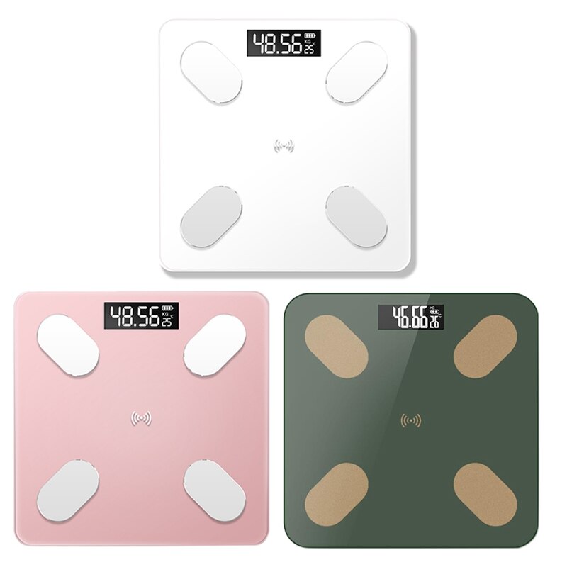 Báscula de herramientas de control de peso LCD Digital Bluetooth BMI báscula de cuerpo inteligente