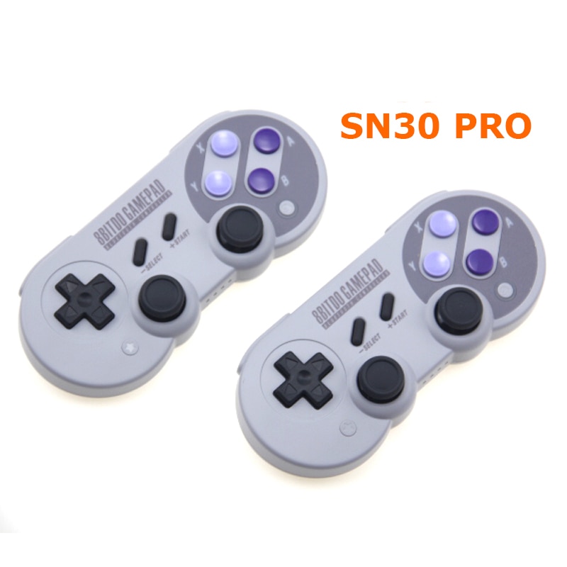 8bitdo – manette de jeu SN/SF30 Pro sans fil Bluetooth, avec vibrations, Joystick, contrôleur pour Nintendo Switch, Windows/MacOS/Android