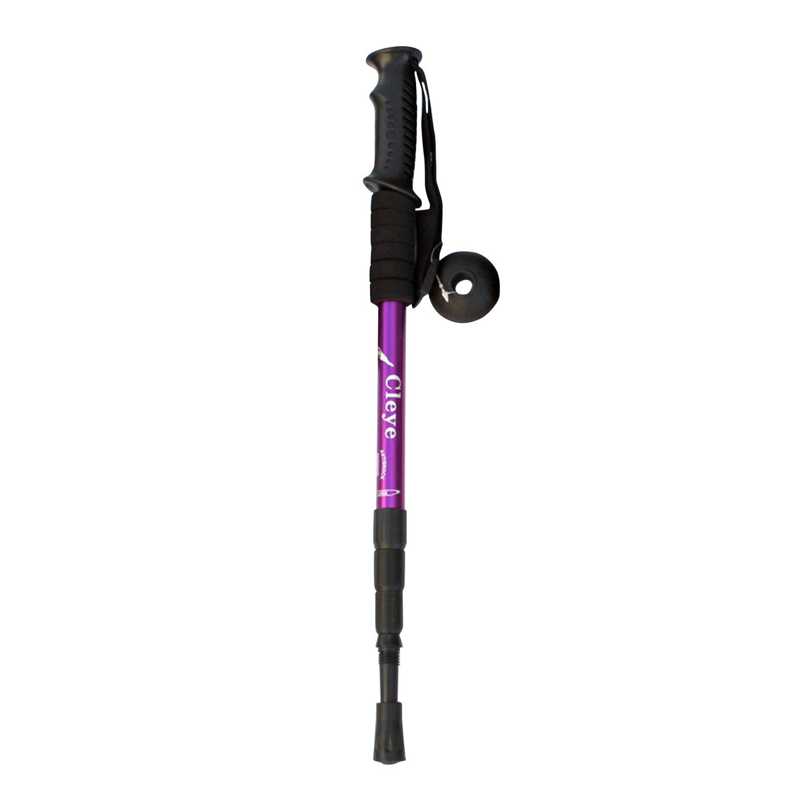 Trekking al aire libre escalada caminar palo Shock senderismo Trail polos palo ajustable bastones 4-Las secciones de senderismo, caminata Accesorios: C