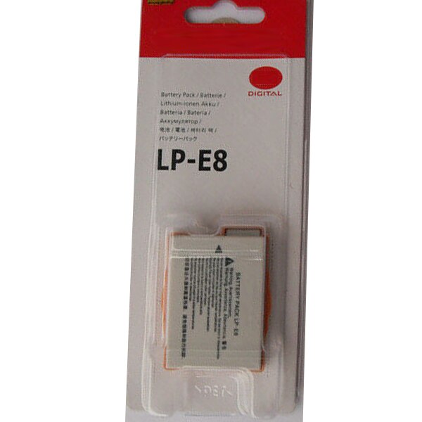 LP-E8 camera battery For Canon EOS 550D 600D 700D Kiss X4 X5 X6i T2i LC-E8E LPE8 LP E8
