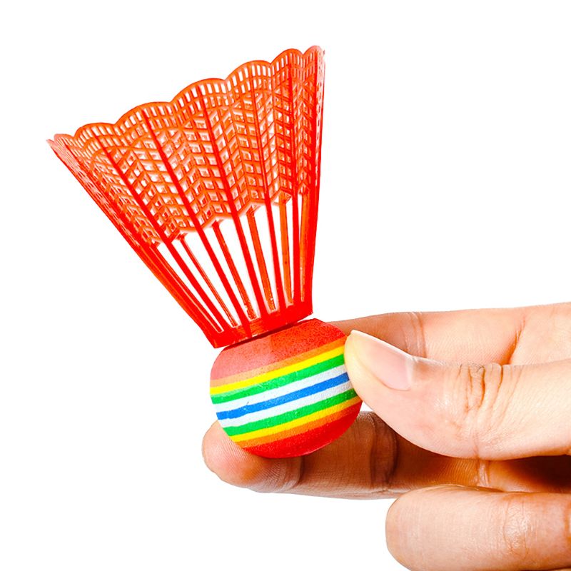 10pz Arcobaleno di nylon di badminton Palla di Testa per il Gioco di sport di Intrattenimento Giochi Al Coperto