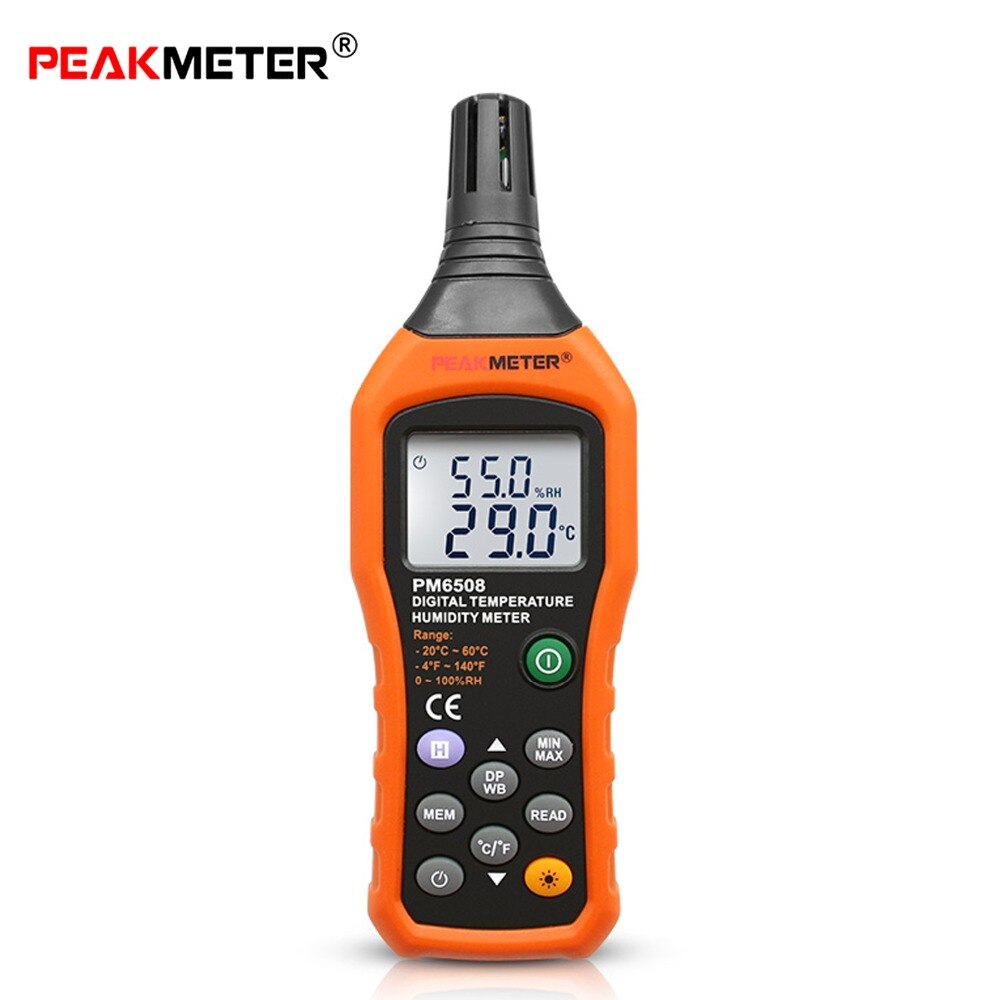 Draagbare Industriële Digitale temperatuur en vochtigheid Meter Hoge Nauwkeurigheid Digitale Hygrometer Thermometer Weerstation