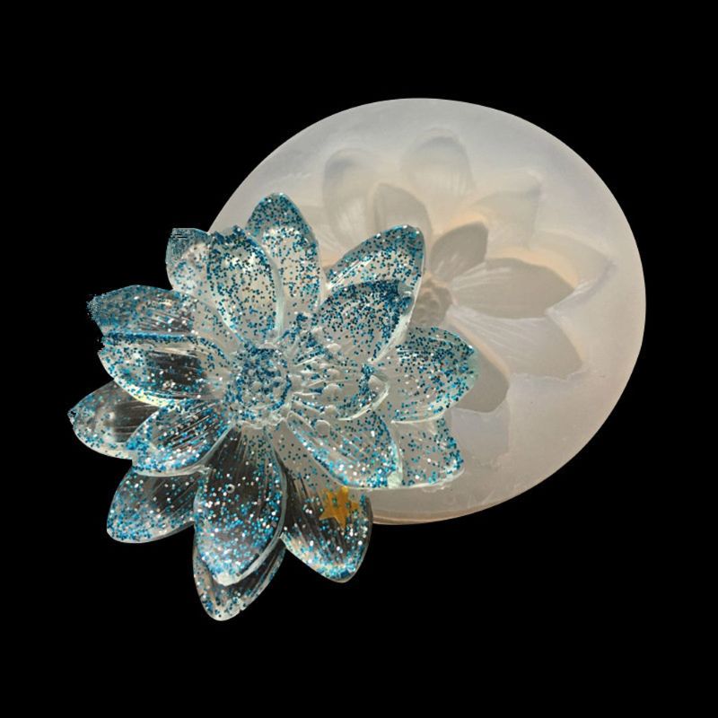 4 stuks epoxyhars bloemmalsets camelia zonnebloem roos mal sieraden maken