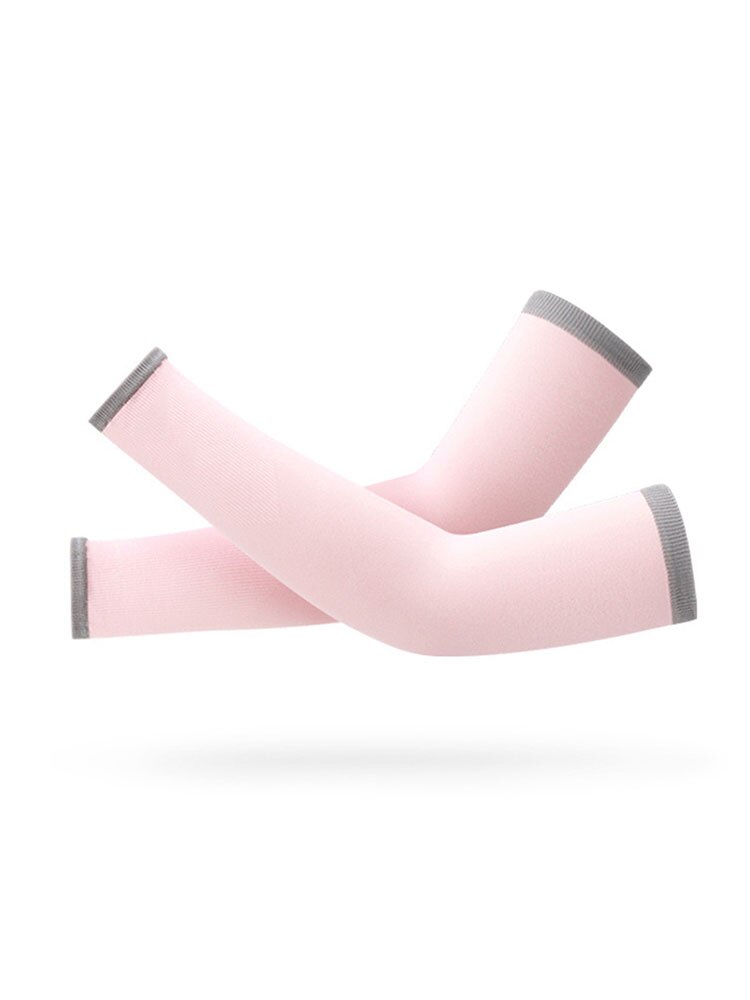 1pair Elastico Del Fumetto Per Bambini di Raffreddamento Maniche Braccio per le Ragazze Dei Ragazzi Del Sole di Estate UV di Protezione di Sport dei bambini Del Polsino di Ghiaccio braccio di seta Unisex