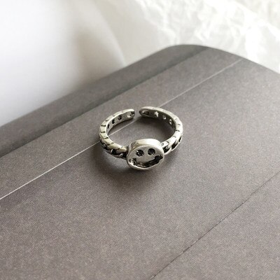 HZ Hip Pop Vintage Silber Metall Punk Kette Kreuz Offene Ringe Gürtel Schnalle Finger Ringe für Frauen männer Party schmuck