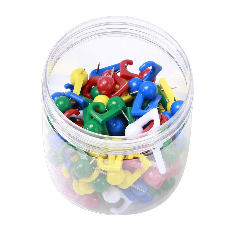 200PCS Color Pins Pushpin Hook Nail Positioning Pin Safety Pin Clothing Positioning Pin Safety Pin DIY Locating Pins with Box