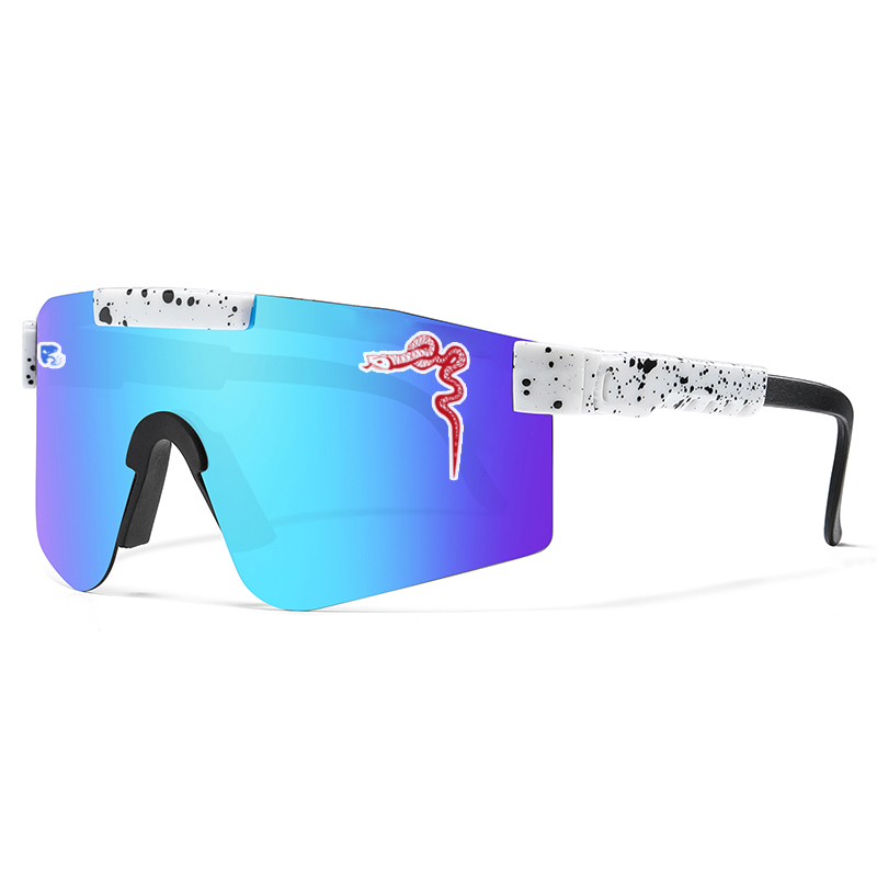 Gafas deportivas para hombre y mujer, gafas de sol para ciclismo, gafas para exteriores, piernas dobles, bicicleta, vista amplia, gafas a prueba de viento para Mtb UV400