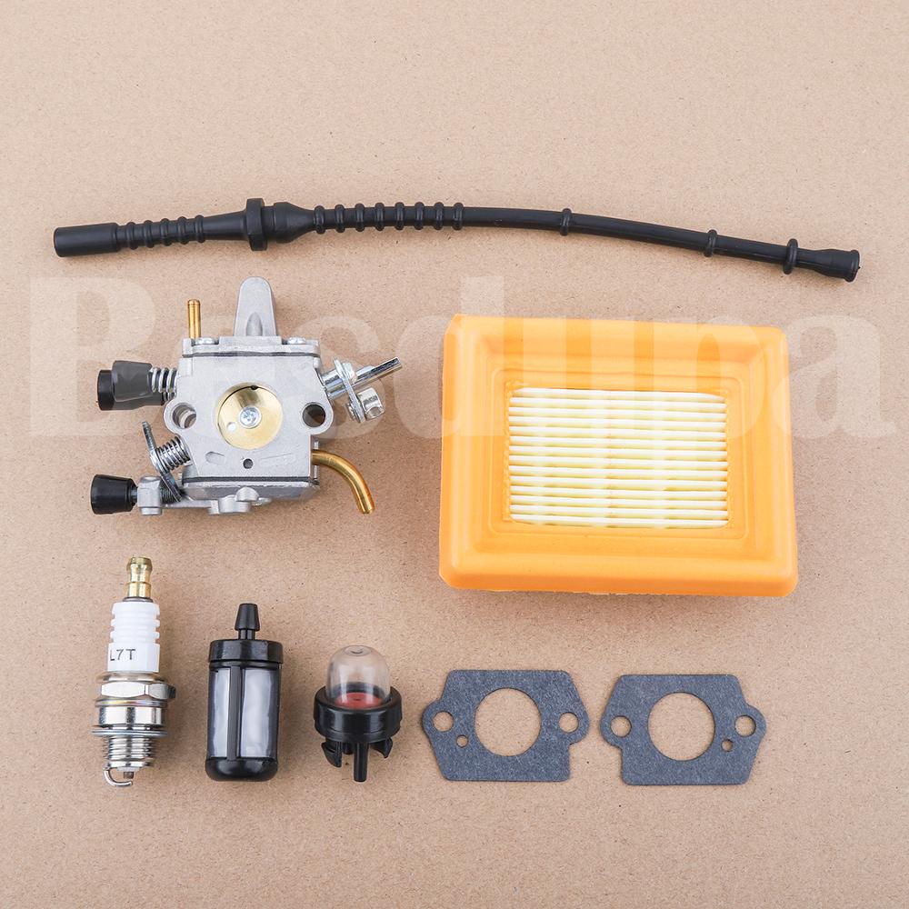 Carburateur Air Fuel Filter Lijn Voor Stihl FS400 FS450 FS480 SP400 Zama C1Q-S34H Carb 41281200651