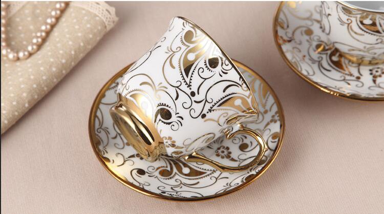 European Afternoon tea cups set,Ceramic Coffee Mug Porcelain Suit Include 1 Cup 1 saucer Chinese Tea set coffee cup