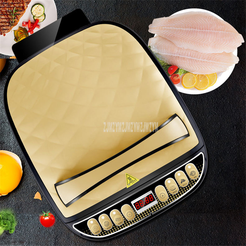 Hushåll elektrisk stekpanna non-stick pannkaksmaskin bakpanna dubbelsidig uppvärmning köttbiff stekmaskin rsd -b3266