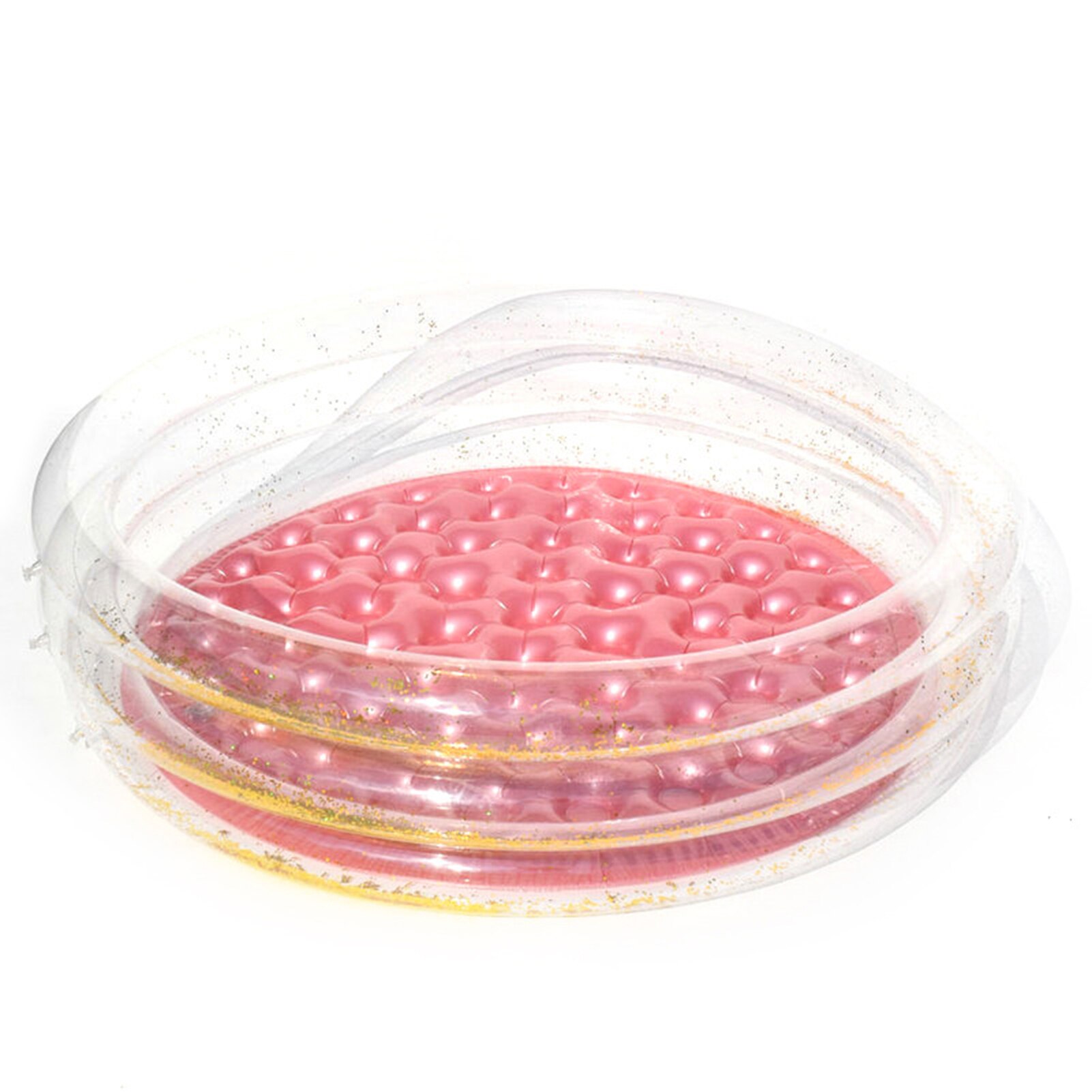 Piscina inflable de lentejuelas de verano para niños, colchoneta flotante para interiores y exteriores: M