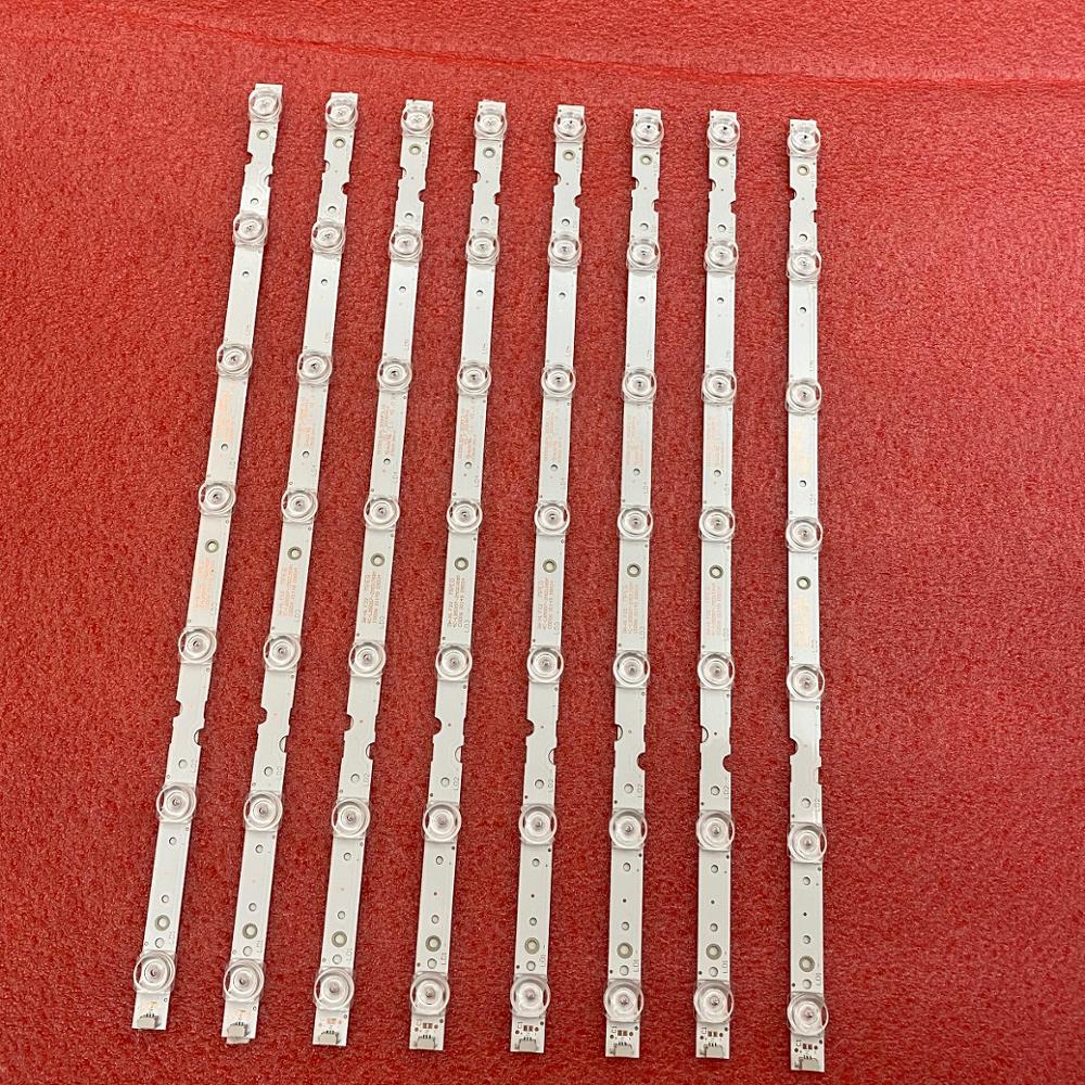 20 stk/parti ledet bakgrunnsbelysningslist til tcl 50 p 65oss 50 s 421 50 s 423 50 ep 640 50 dp 628 tcl-gic -50 d 6-3030 lx20180417 4c-lb5007-yh02j zm03j