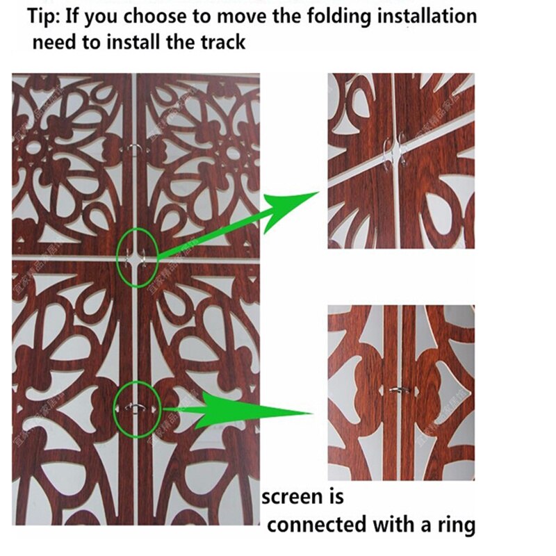 6PCS 29X29CM shield for rooms folding screen room divider paravent decoration separador de ambientes folding screens