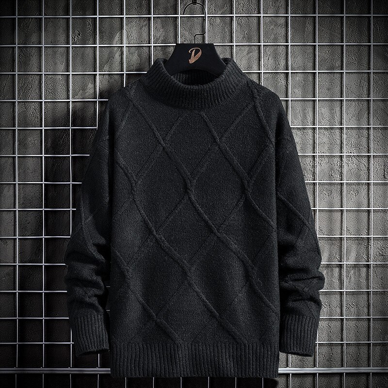 Singleroad oversized heren coltruien trui heren – Grandado