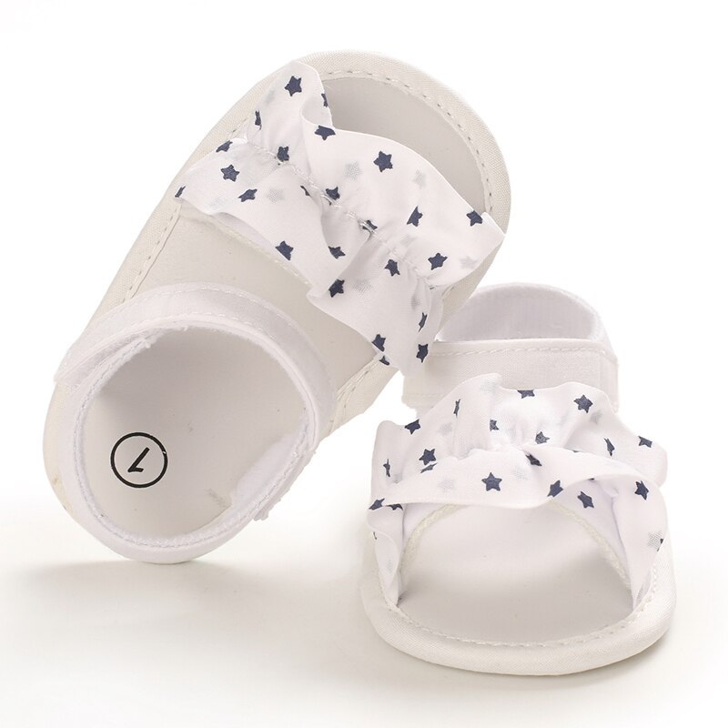 Neugeborenen kleinkinder mädchen sommer offene spitze gleitschutz weichen boden flache schöNe prinzessin sandalen und bowknot 0 zu 18 monate