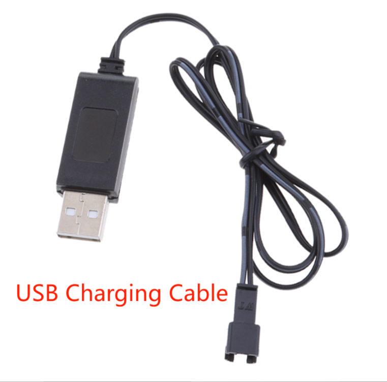 Draagbare 3,7 V USB-oplaadkabel Snoer USB Li-batterijlader met SM-stekker voor RC speelgoedvliegtuigmodel