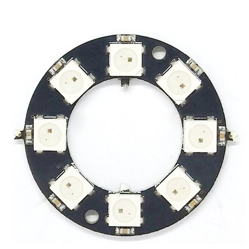 RGB LED Board LED Lights Built-in Full Color-driven Development Board Built-in Full-color Driver LED Lights Development Board: 8-bit circular