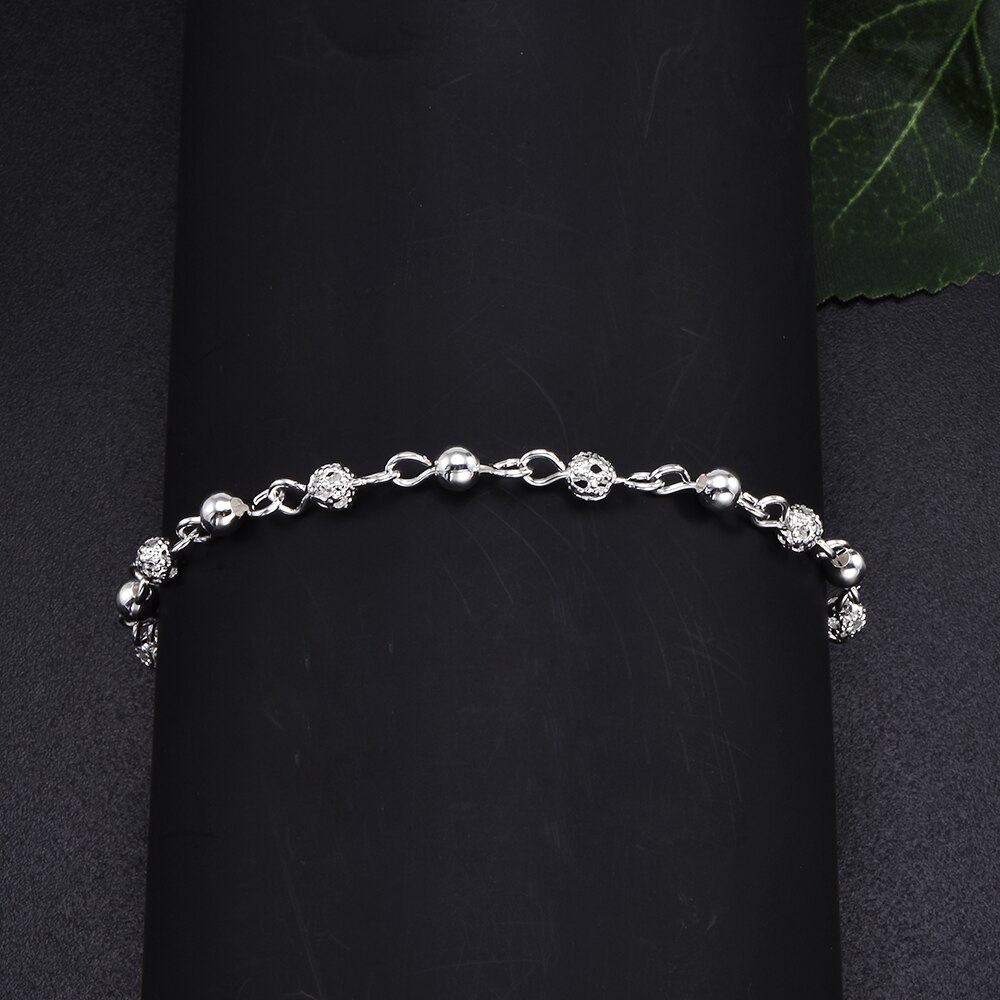 Klassische Einfache Kette Armreif Manschette Charme Perlen Armbänder Für Frauen Schmuck Pulseira pulseras mujer moda Zubehör
