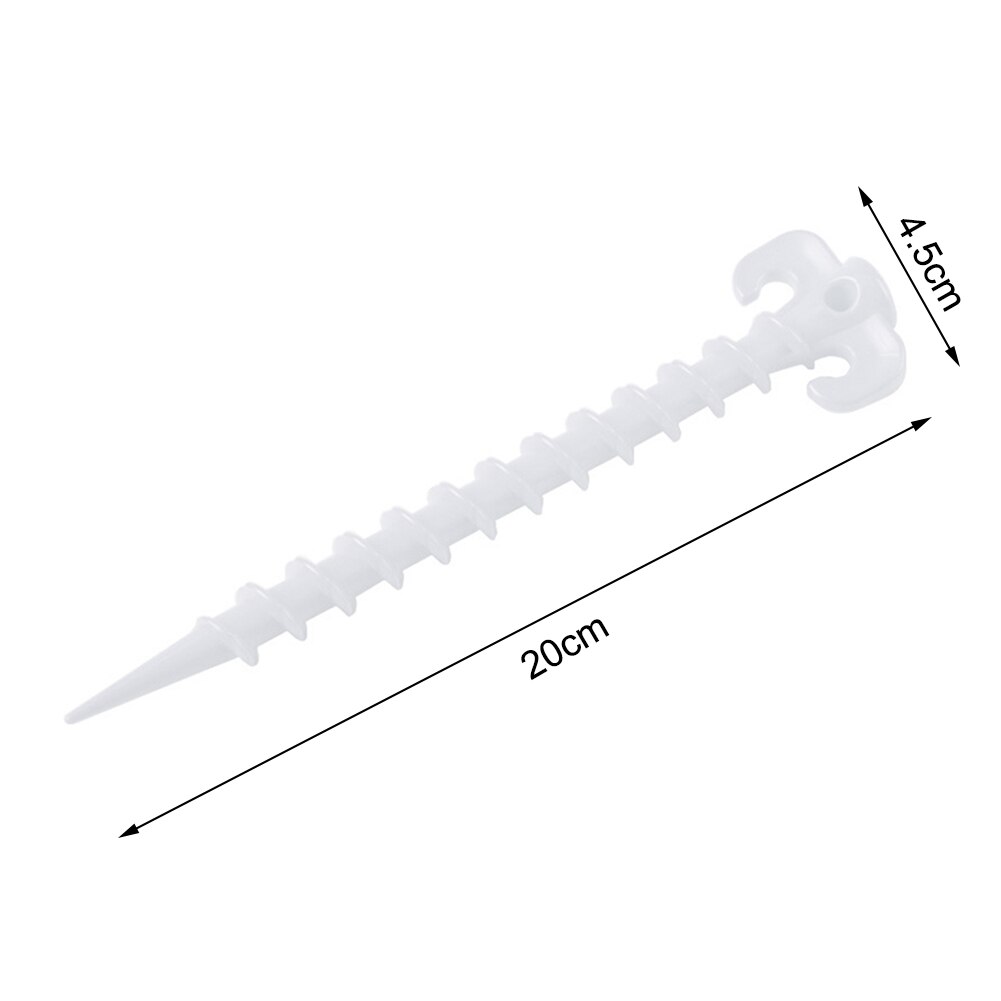 5PCS Tent Screw Pegs Outdoor Stakes Portable Durable Plastic Travel Supplies Accessories Camping Naturehike Tent Ground Nails