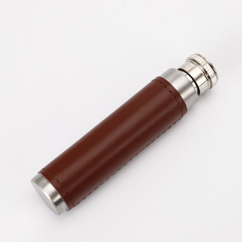 1Oz Heupfles Whisky Fles Mini Draagbare Whisky Flagon Alcohol Container Tubular Wijn Pot Mens Bruidsjonkers Voor Bruiloft