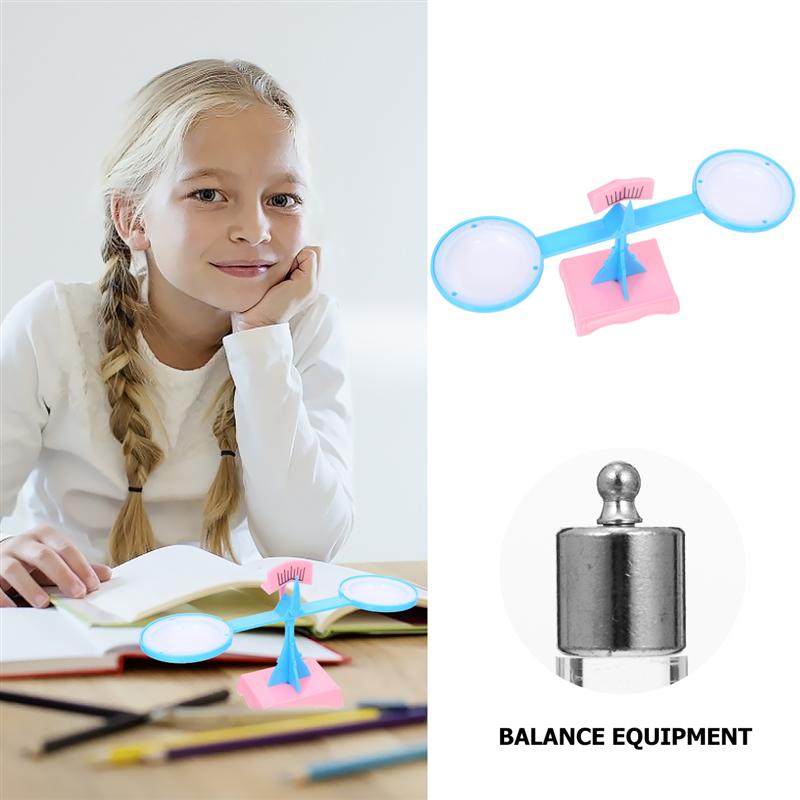1 Set of Student Tray Balance Kid Science Laboratory Equipment Simple Balance
