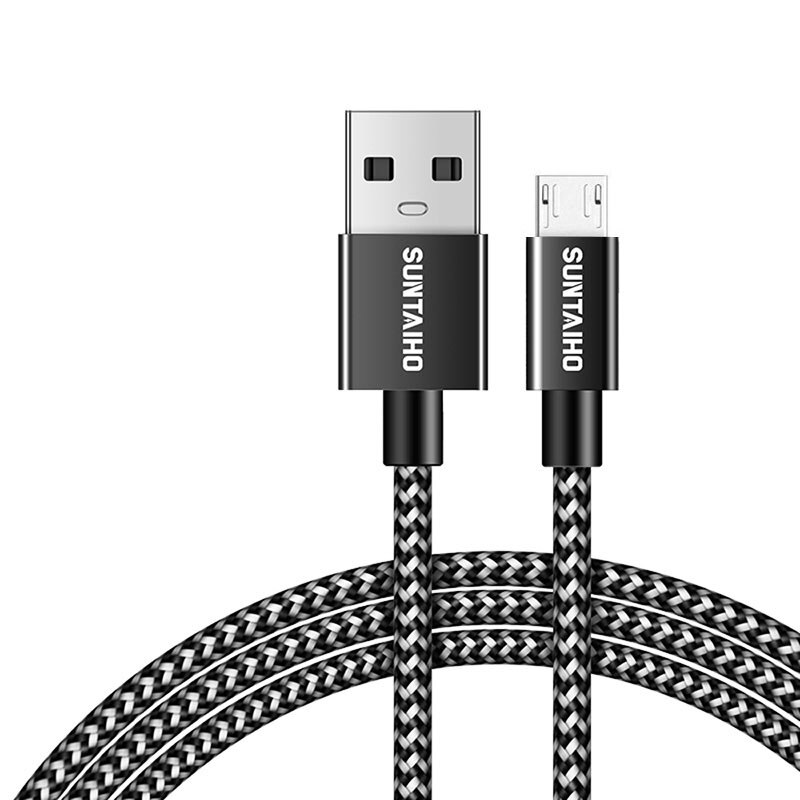 1m 2m 3m Mikro USB Kabel Für Xiaomi Redmi Hinweis 5 Profi 4 Mikro USB Ladegerät Kabel für Samsung S7 edg Android Telefon Mikro Kabel: Schwarz Weiß / 1m