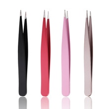 3Ppcs/Set Professionele Wenkbrauw Pincet Rvs Punt Tip/Slant Tip/Flat Tip Ontharing Makeup tool Kit TSLM1