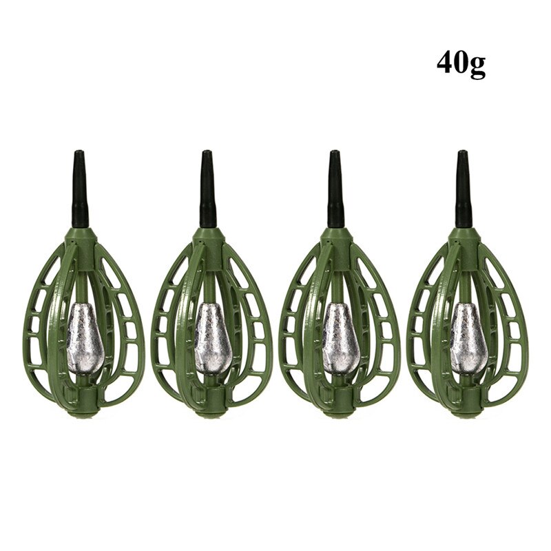 POFET Lot 5 Mangeoires De Pêche En Ligne, Cage à Appâts Acier Inoxydable 6 Cm – Panier Pêche Pratique