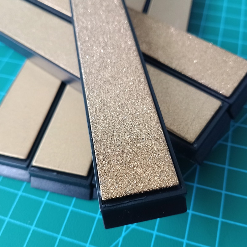 Titangul diamantbryne for ruixin pro  rx008 knivsliper slipestein diamantbar oljestein 80-1000#